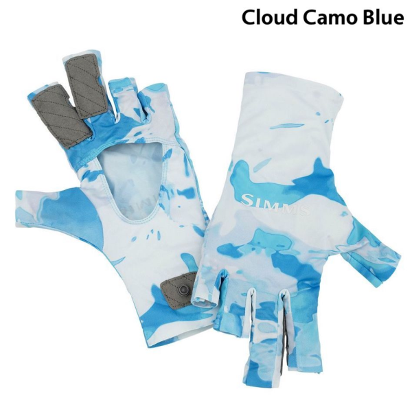 Simms Solarflex Sunglove Cloud Camo Blue Simms Solarflex Sunglove Cloud Camo Blue